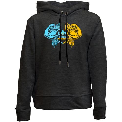 Детский худи без флиса Street workout Ukraine