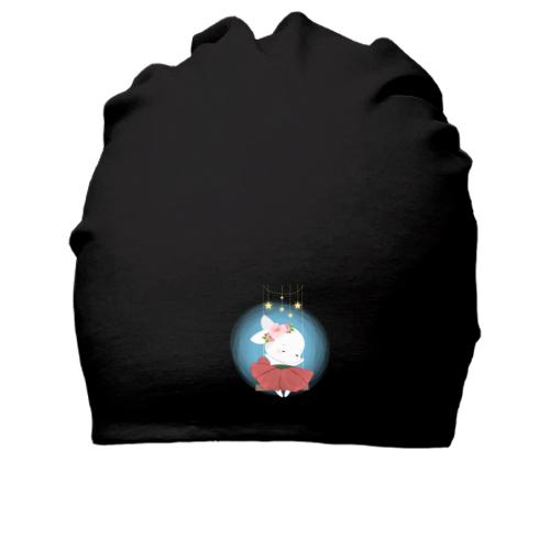 Хлопковая шапка Baby rabbit in a skirt