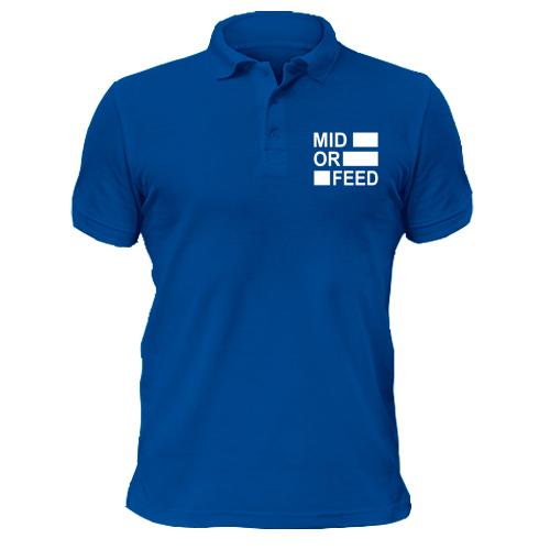 Чоловіча футболка-поло Mid or feed