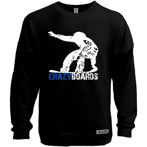 Світшот без начісу Crazu boards