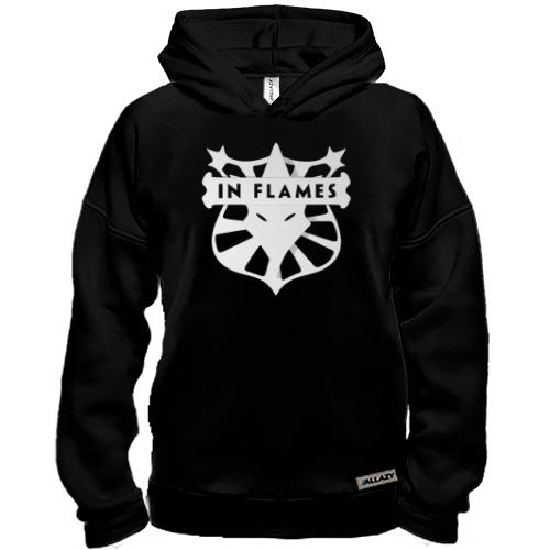 Худи BASE In Flames logo