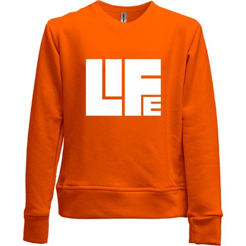 Дитячий світшот без начісу Life