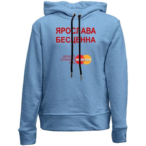 Детский худи без флиса с надписью 