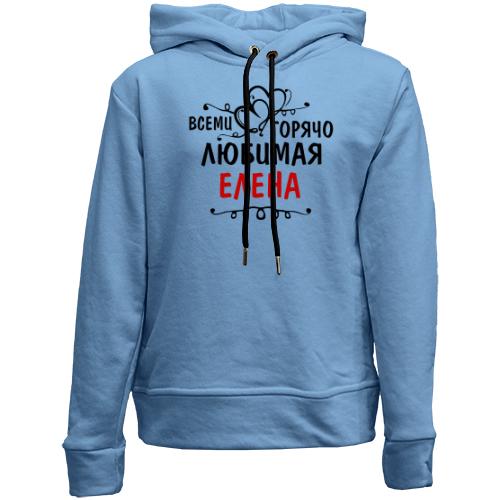 Детский худи без флиса с надписью 