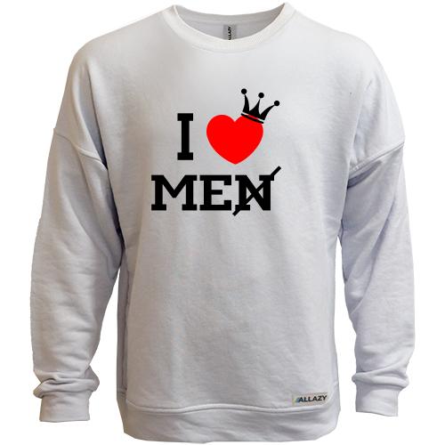 Світшот без начісу I love me
