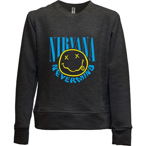 Детский свитшот без начеса Nevermind Nirvana