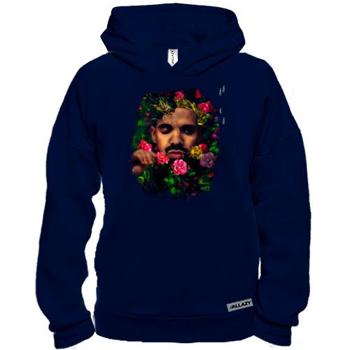 Худи BASE с Drake и цветами
