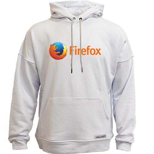 Худи без начеса с логотипом Firefox