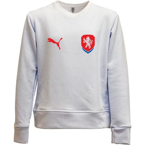 Детский свитшот без начеса Сборная Чехии по футболу