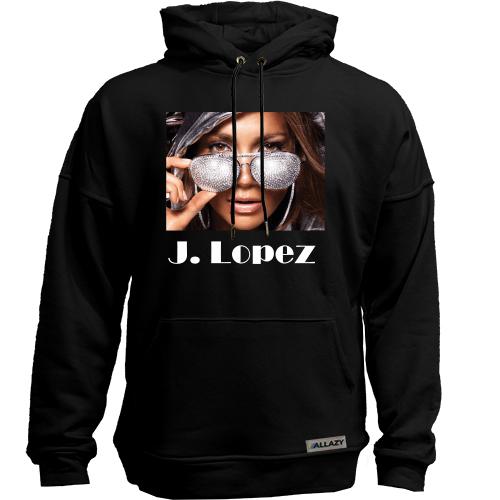Худи без начісу Jennifer Lynn Lopez в окулярах