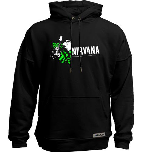 Худи без начеса Курт Nirvana Black