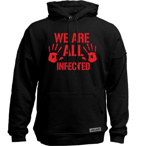 Худи без начісу We are all infected