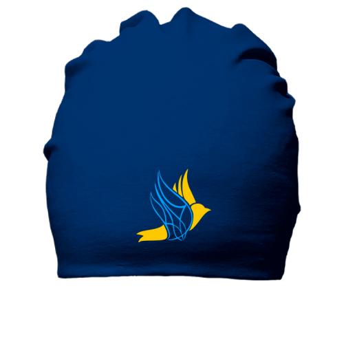 Хлопковая шапка Голубь с крылом-Тризубом