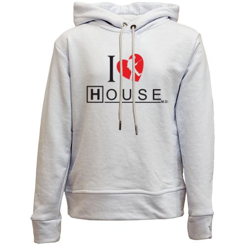 Дитячій худі без флісу I love House