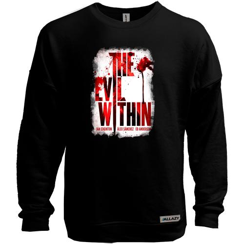 Свитшот без начеса с артом The Evil Within
