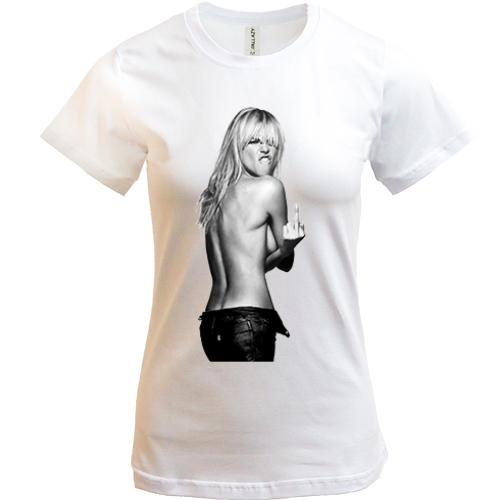 Футболка Kate Moss f*ck you