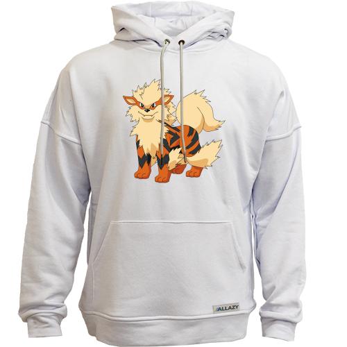 Худи без начісу з покемоном Арканайн (Arcanine)