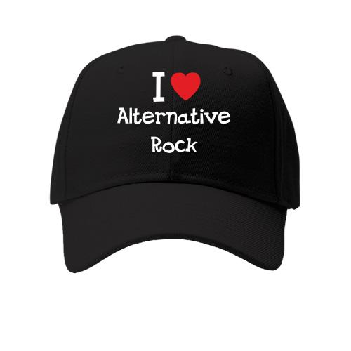 Детская кепка  I love alternative ROCK