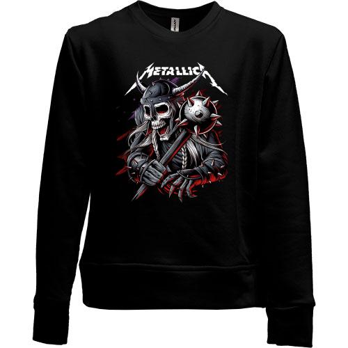 Дитячий світшот без начісу Metallica (Зі скелетом-воїном) 2