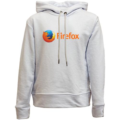 Детский худи без флиса с логотипом Firefox