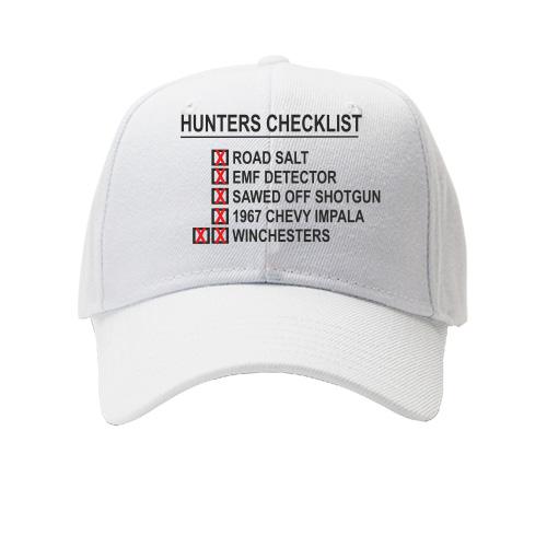 Дитяча кепка  с принтом  Hunters checklist