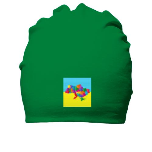 Хлопковая шапка Украина из конструктора