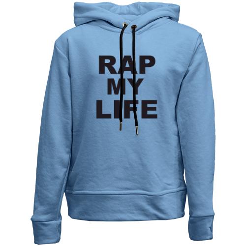 Детский худи без флиса Rap my life