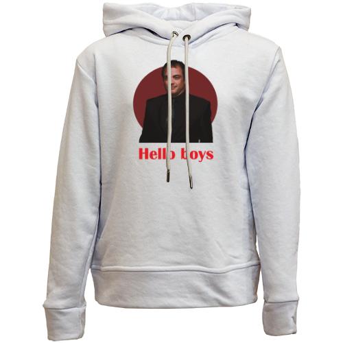Дитячій худі без флісу з Кроули - hallo boys