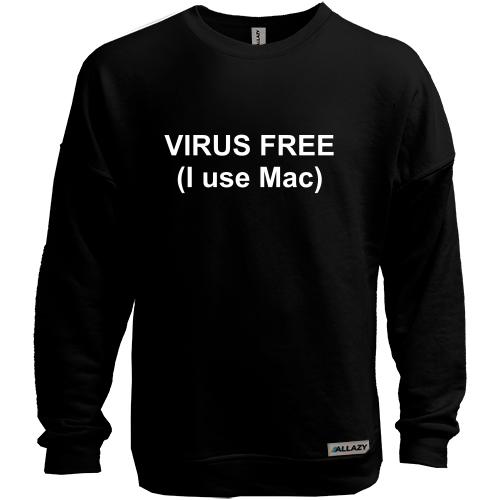Свитшот без начеса Virus free (I use Mac)