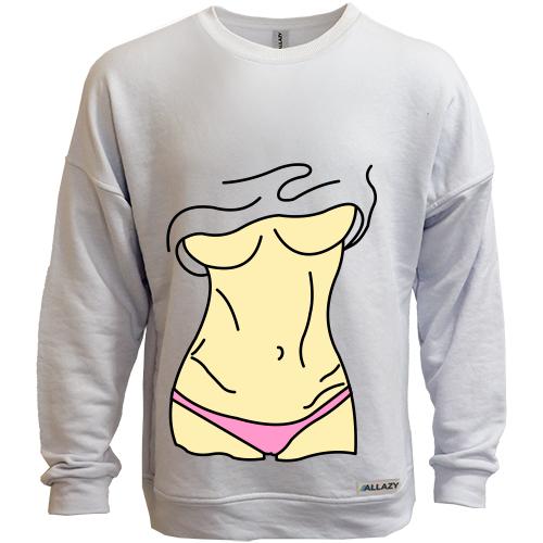 Світшот без начісу Woman body (2)