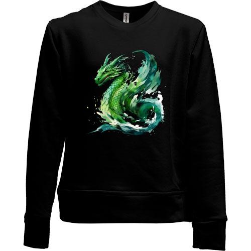 Дитячий світшот без начісу Green Dragon Art (2)