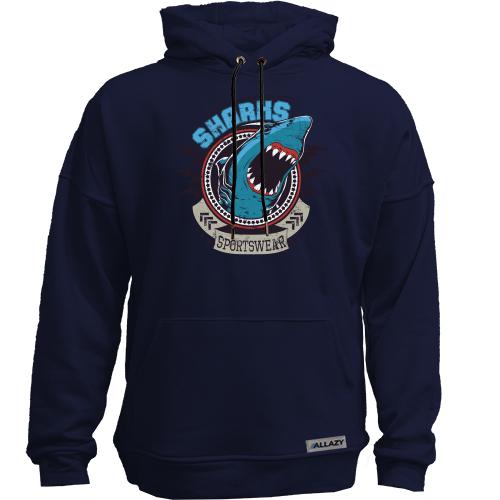 Худи без начісу Sharks sportswear