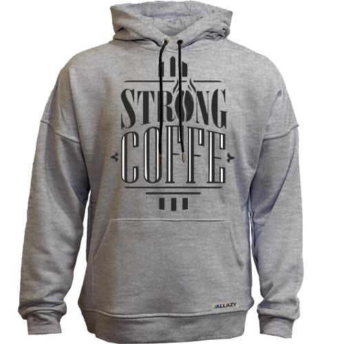 Худи без начеса Strong Coffee