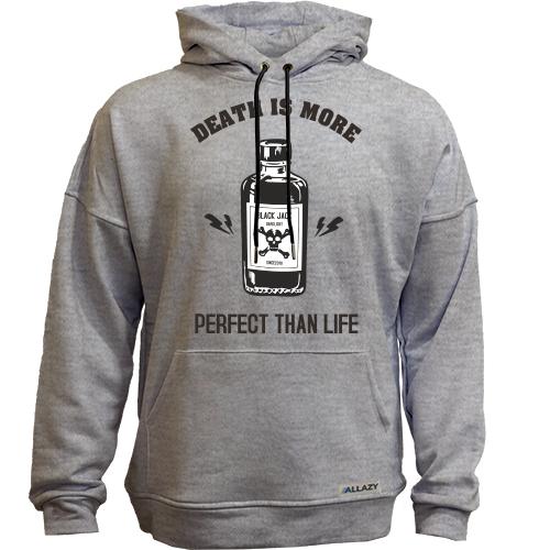 Худи без начісу Death is more perfect than life