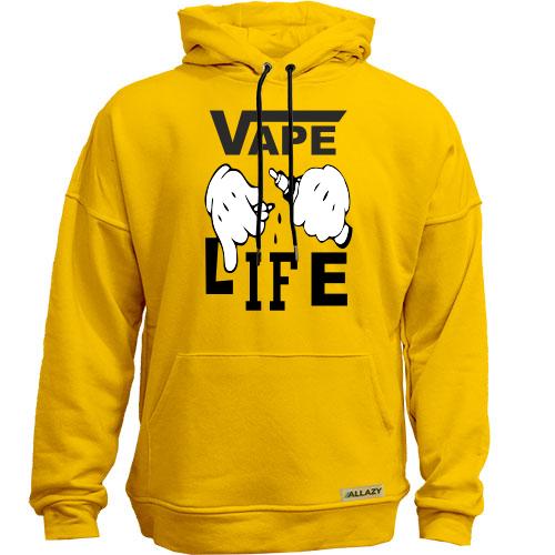 Худи без начеса Vape life
