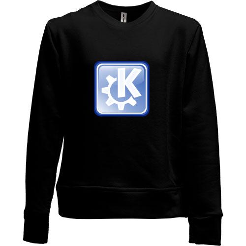 Детский свитшот без начеса KDE Be free..