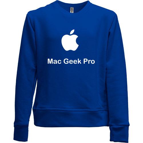 Детский свитшот без начеса Mac Geek Pro