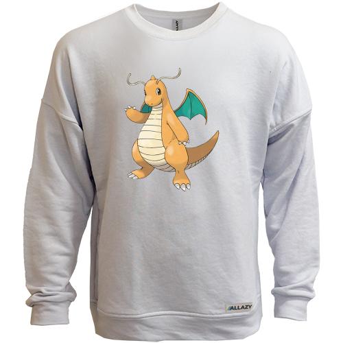 Світшот без начісу з покемоном Драгонайт (Dragonite)