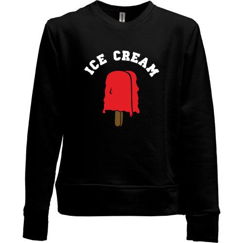Детский свитшот без начеса Мороженое Ice Cream