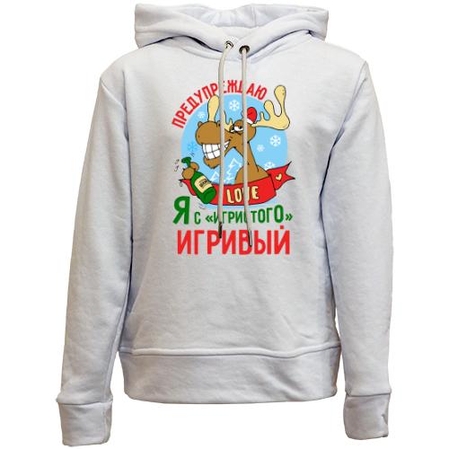 Детский худи без флиса Я с игристого игривый