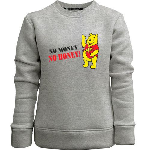 Дитячий світшот без начісу No money - no honey (2)