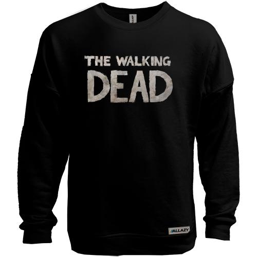 Світшот без начісу з написом The Walking Dead
