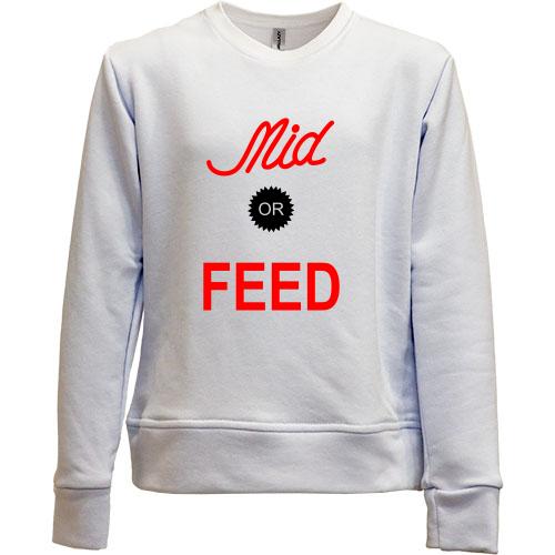 Детский свитшот без начеса Mid or feed (2)