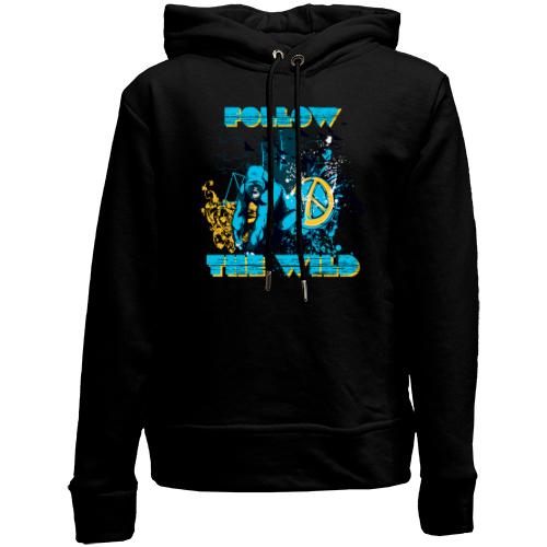 Детский худи без флиса follow the wild