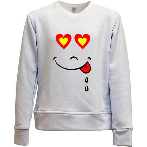 Дитячий світшот без начісу yumi_love