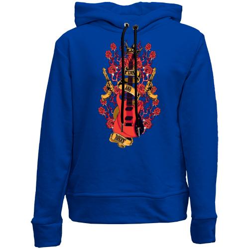 Детский худи без флиса Guns and roses