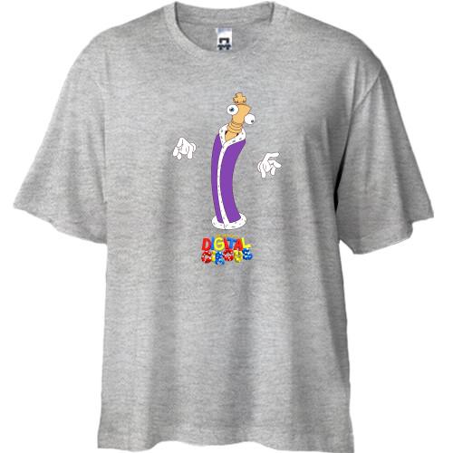 Футболка Oversize Дивовижний цифровий цирк (Королёр)