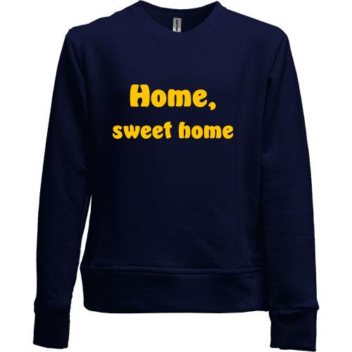 Детский свитшот без начеса Home, sweet home