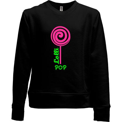 Детский свитшот без начеса lolli pop