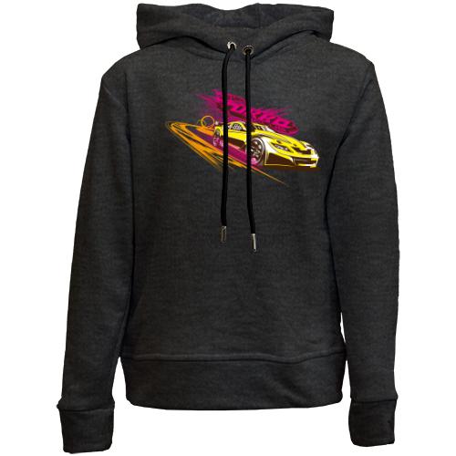 Детский худи без флиса turbo car